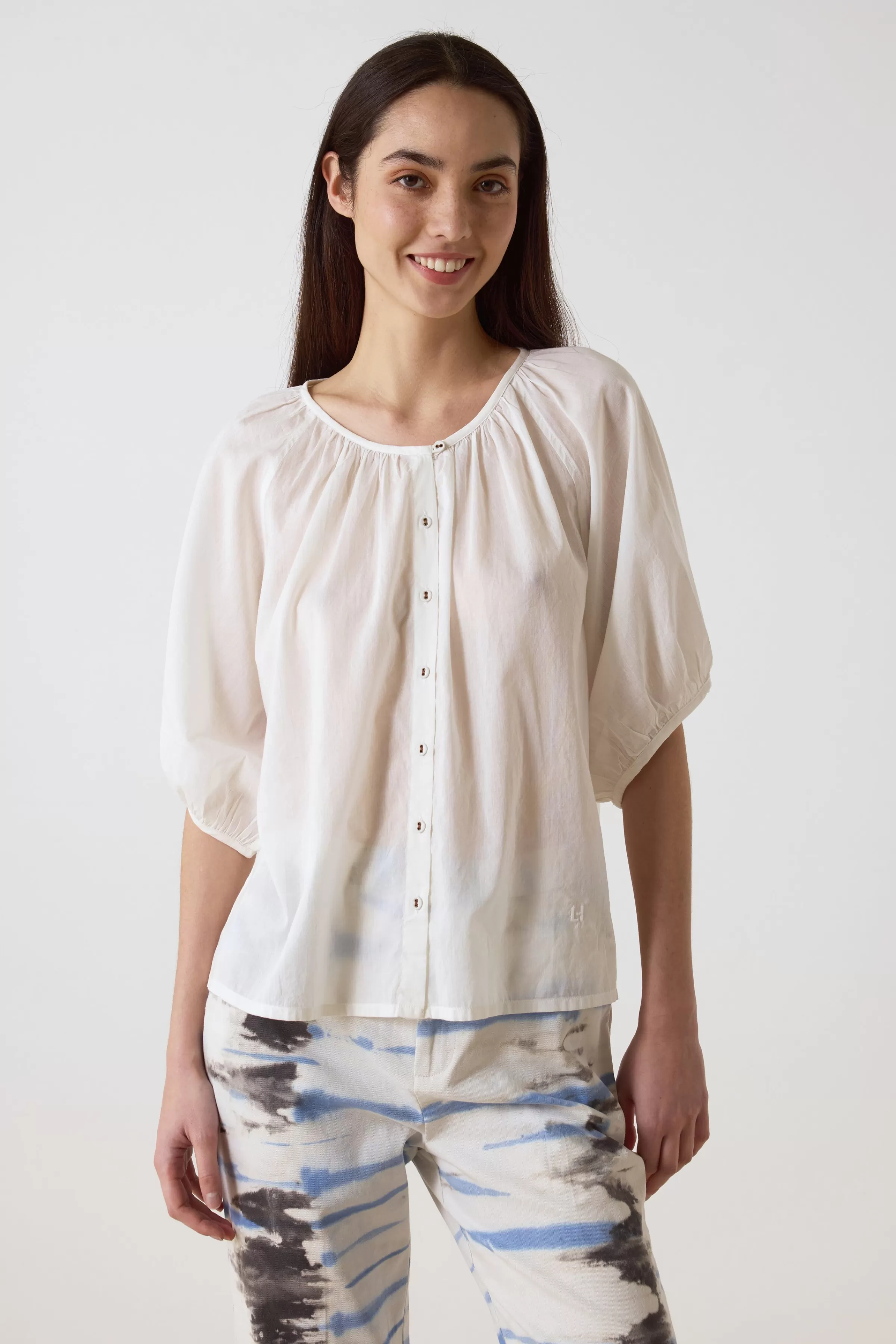 Store Leon&Harper Blouse Cool Plainy White