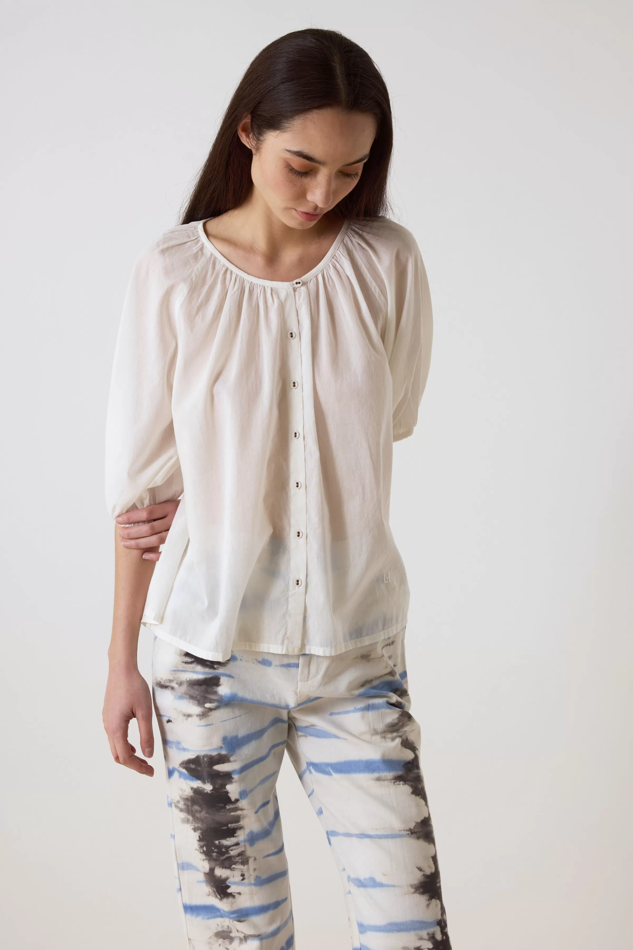 Store Leon&Harper Blouse Cool Plainy White