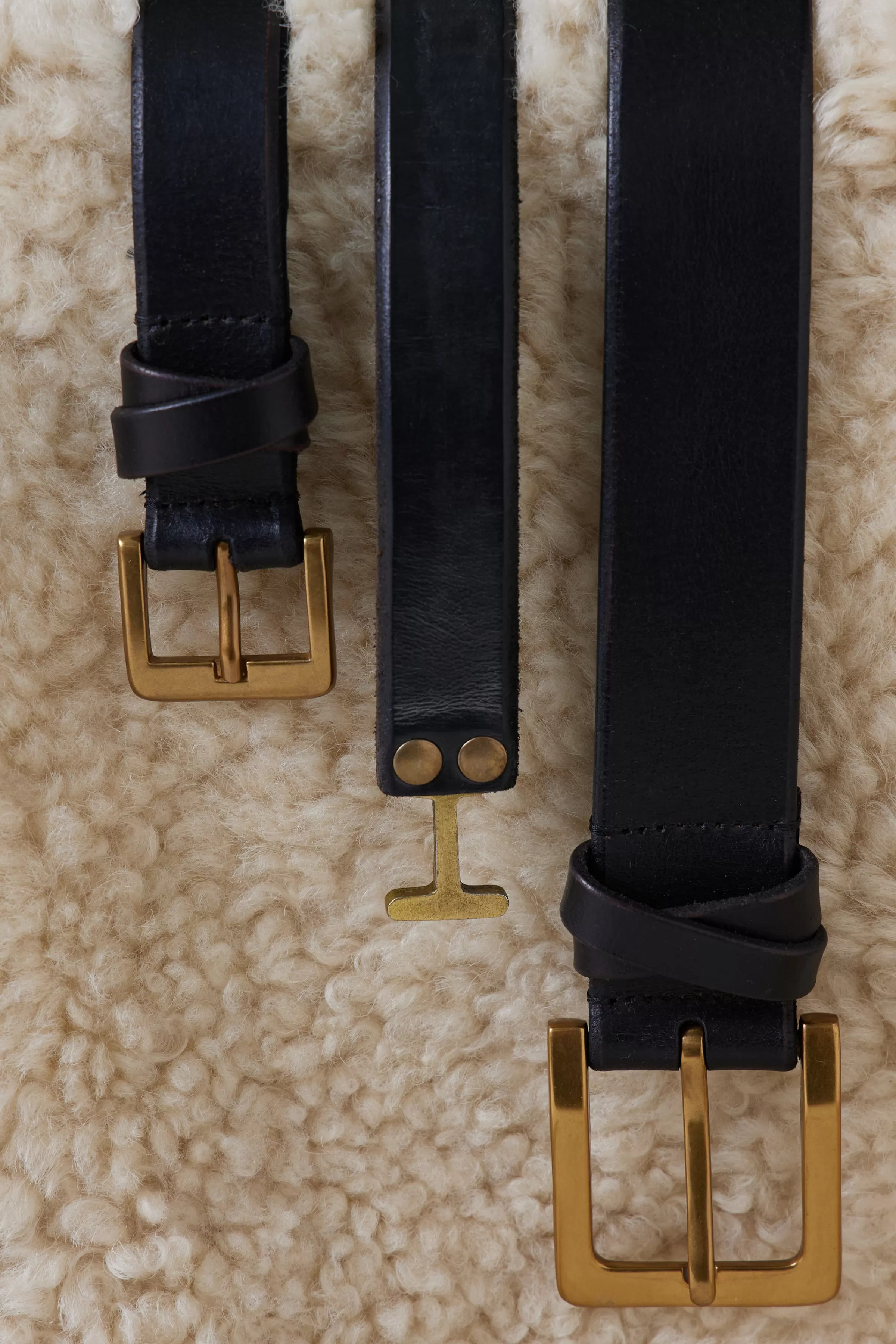 Flash Sale Leon&Harper Ceinture Borneo Plain Black