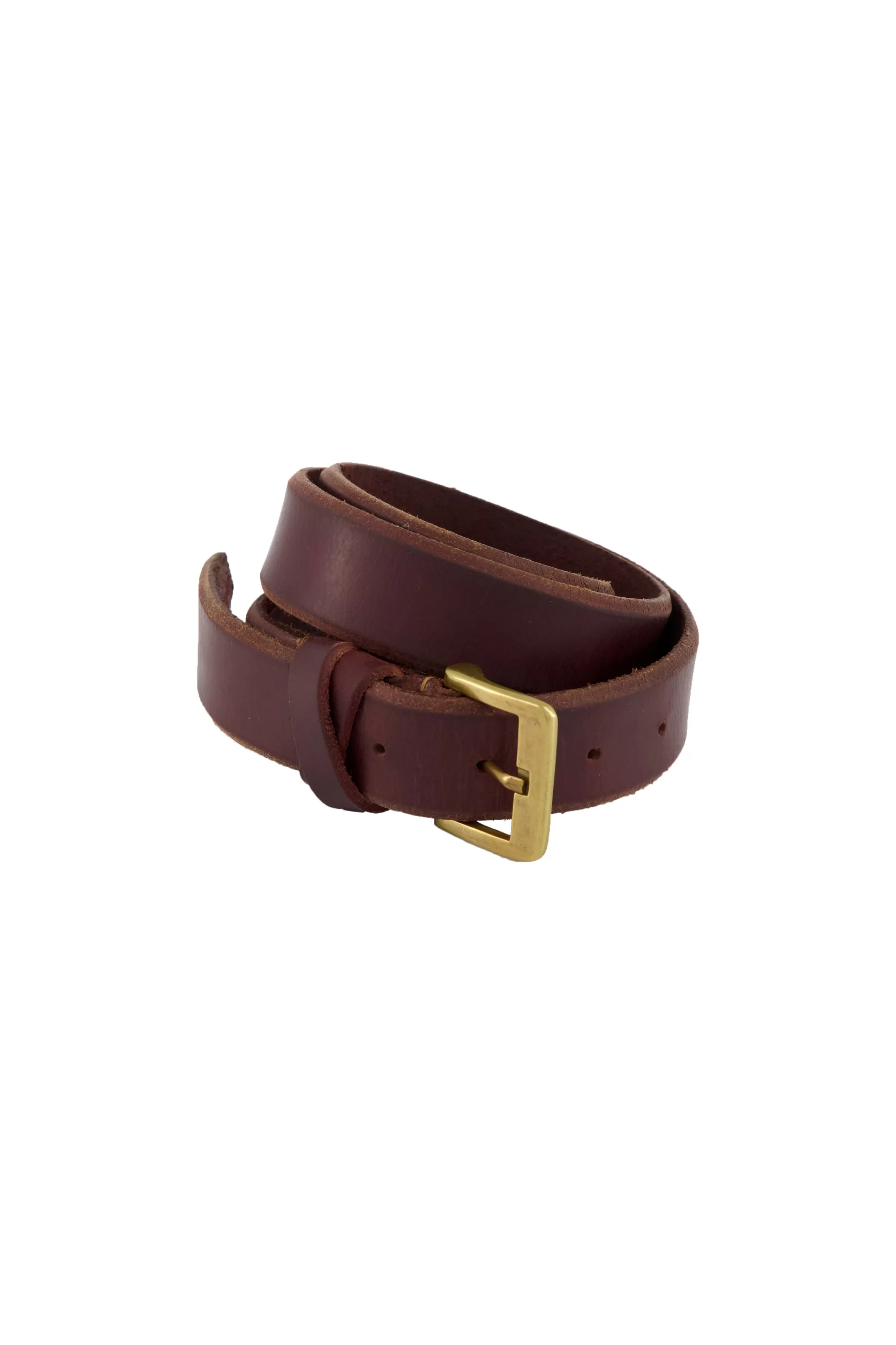 Fashion Leon&Harper Ceinture Bruce Plain Carmin