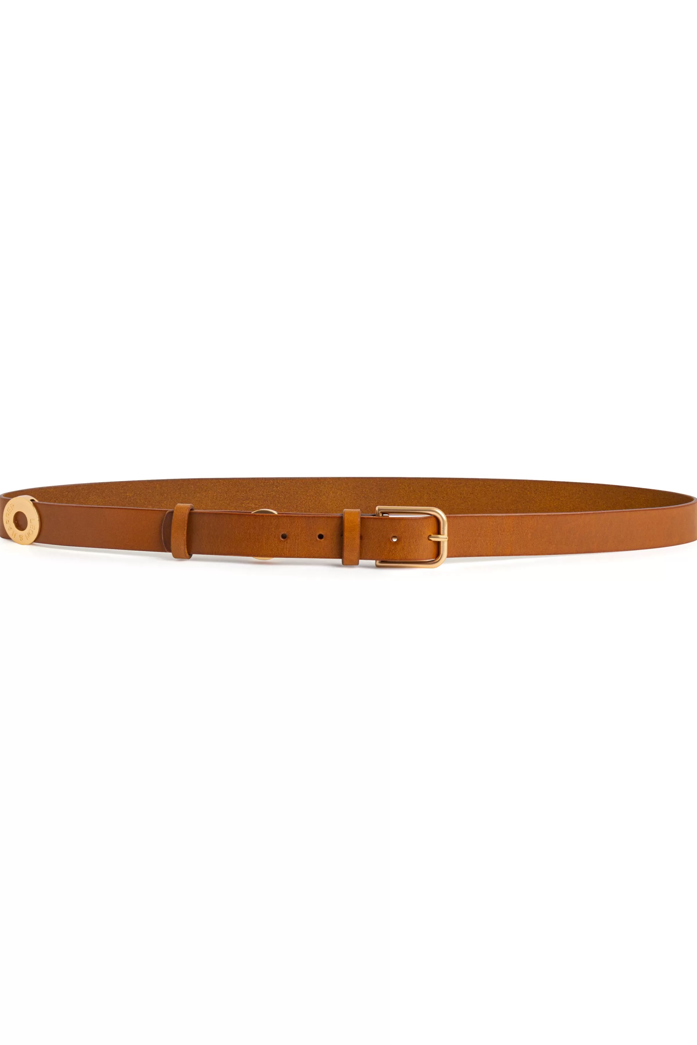 Cheap Leon&Harper Ceinture Claud Plain Camel