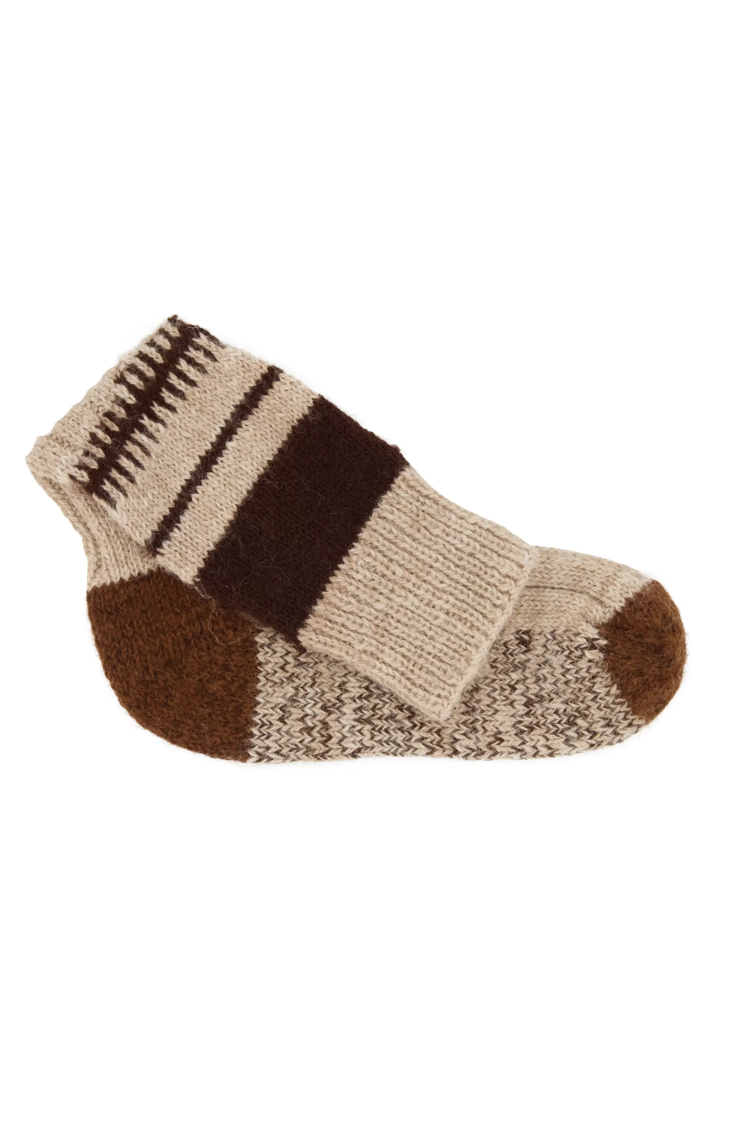 Clearance Leon&Harper Chaussette Wallaby Mix Brown