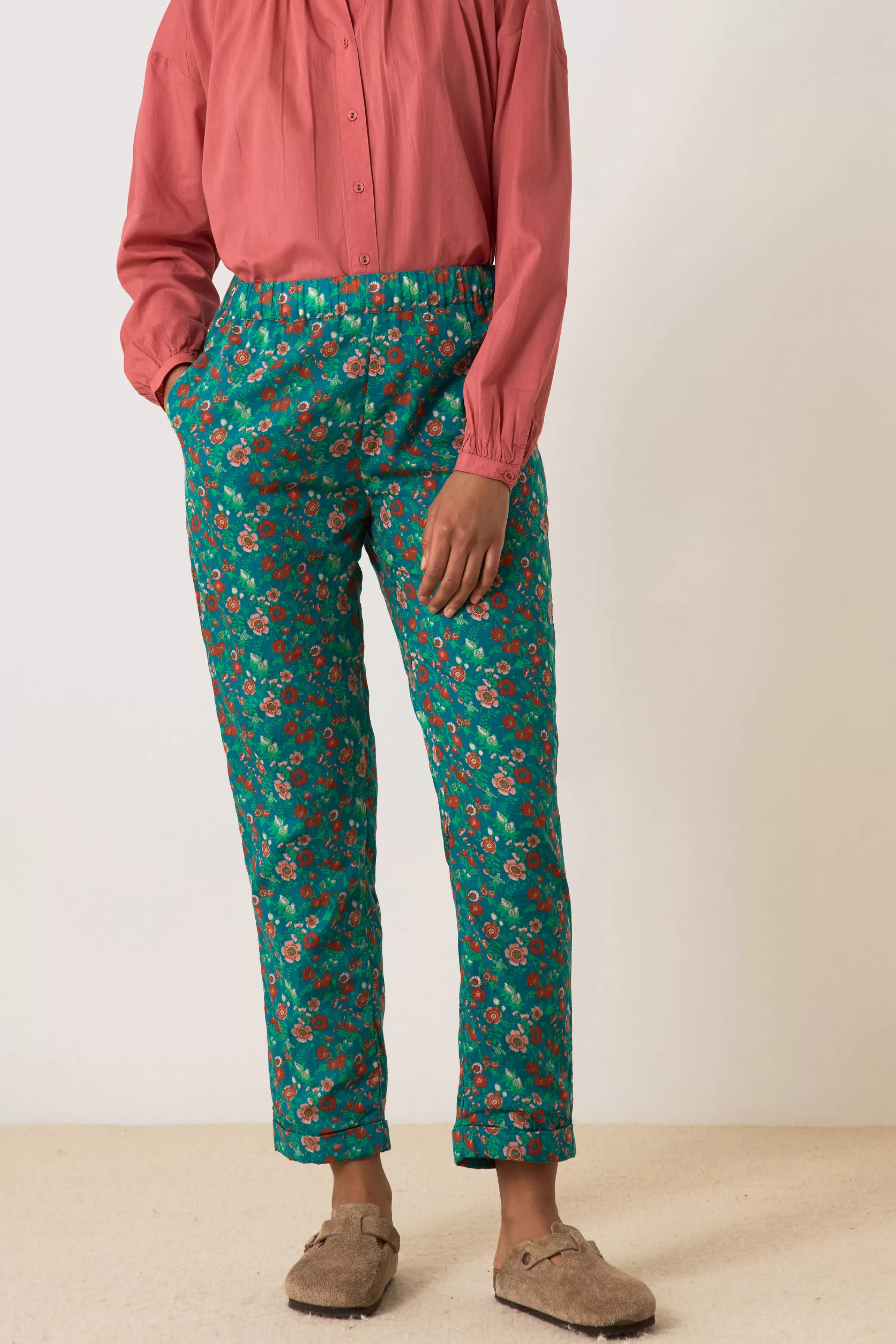 Clearance Leon&Harper Pantalon Parna Gipsy Green