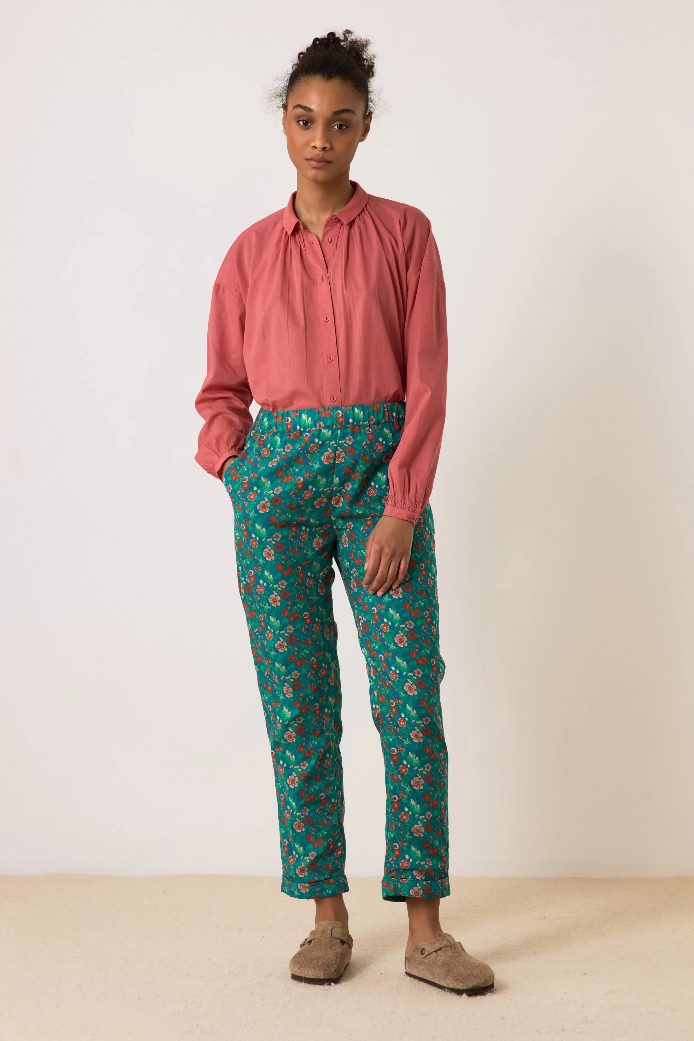 Clearance Leon&Harper Pantalon Parna Gipsy Green