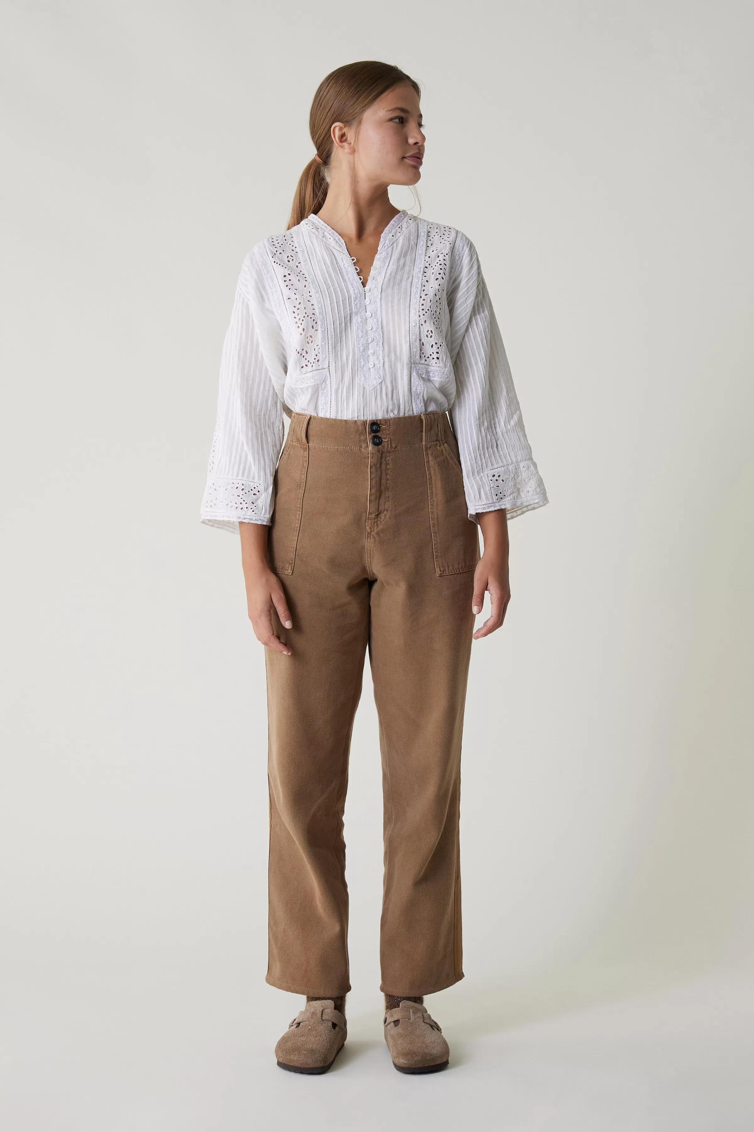 Hot Leon&Harper Pantalon Pistil PLN Beige