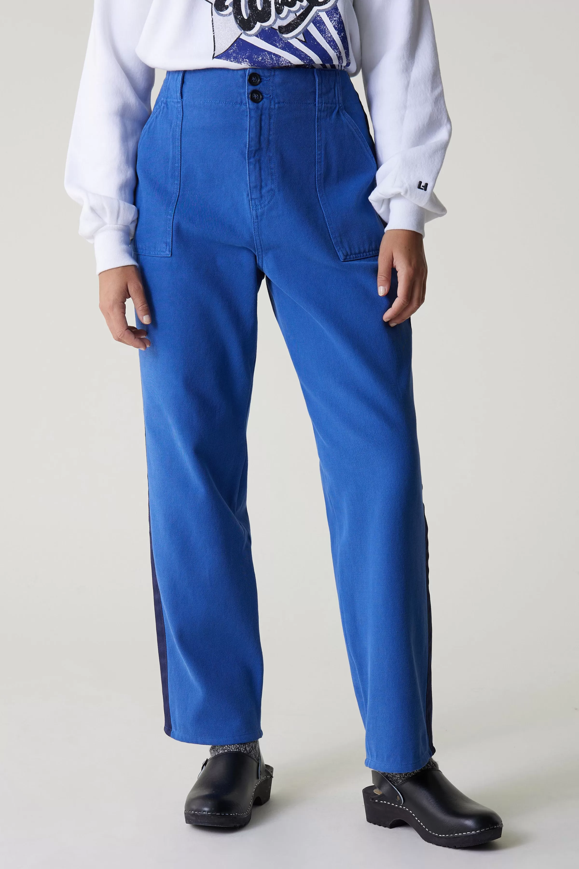 Outlet Leon&Harper Pantalon Pistil PLN Blue