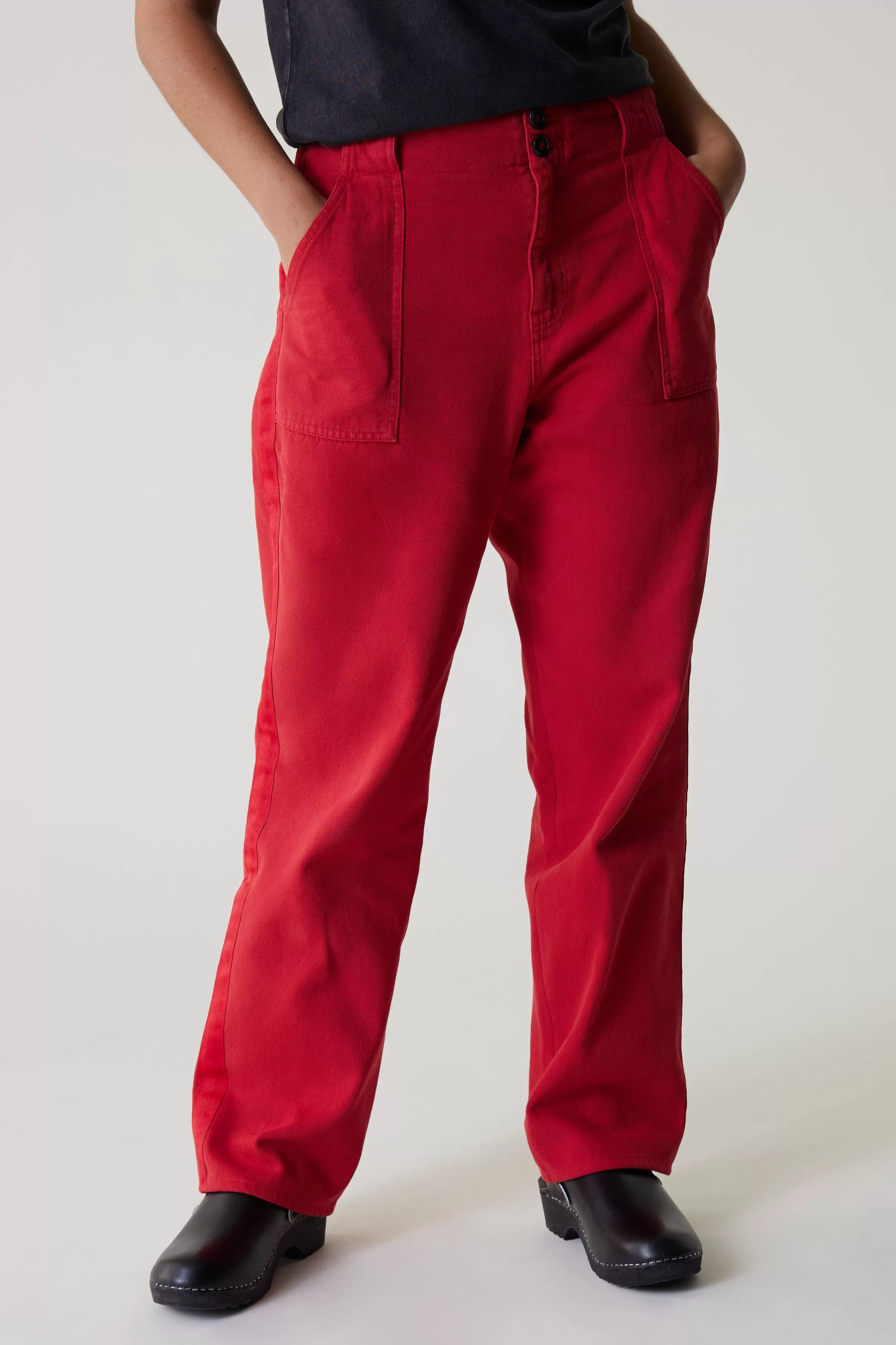 Outlet Leon&Harper Pantalon Pistil PLN Red