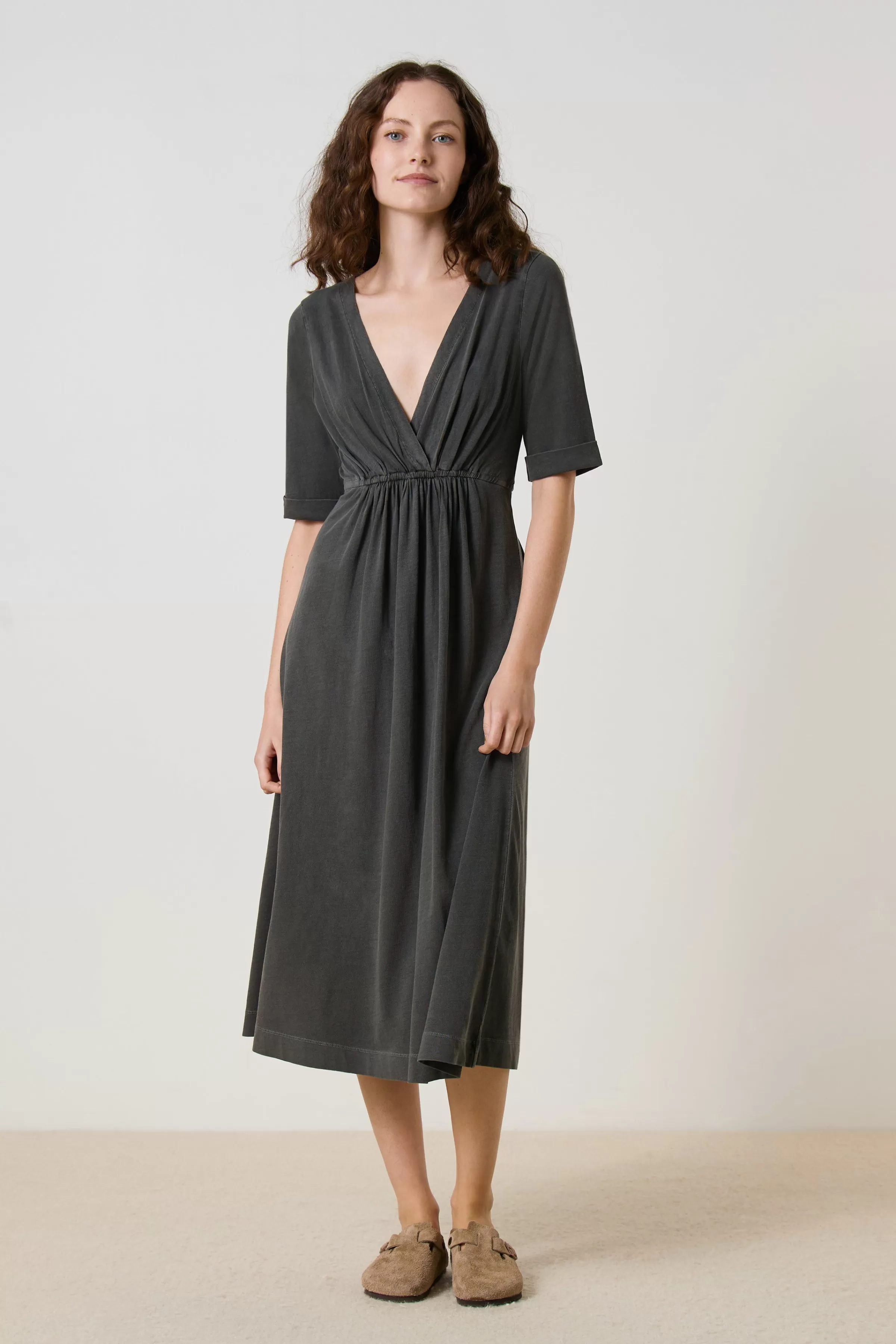 Best Sale Leon&Harper Robe Rala Basik Carbone