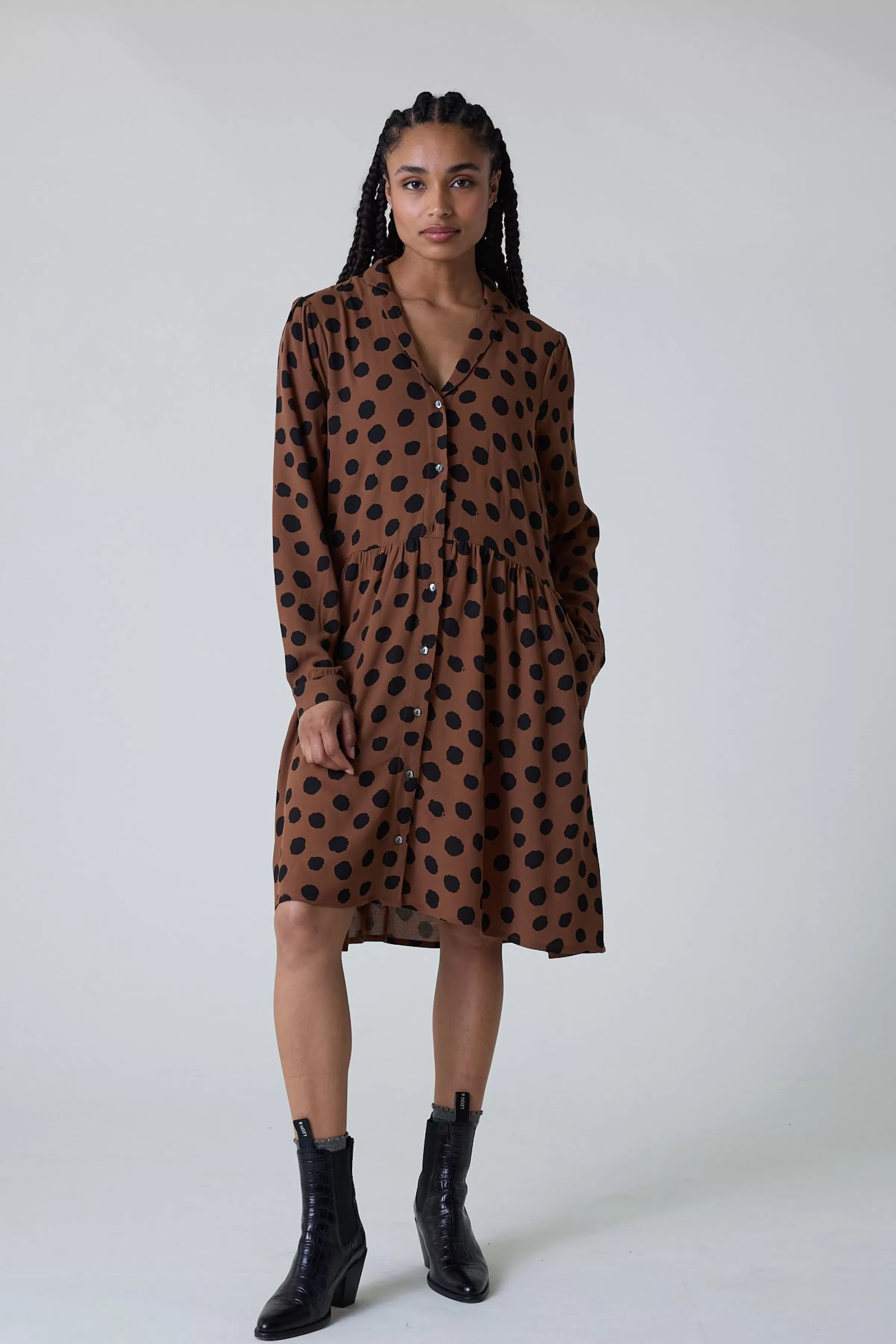 Cheap Leon&Harper Robe Robbie Spot Brown