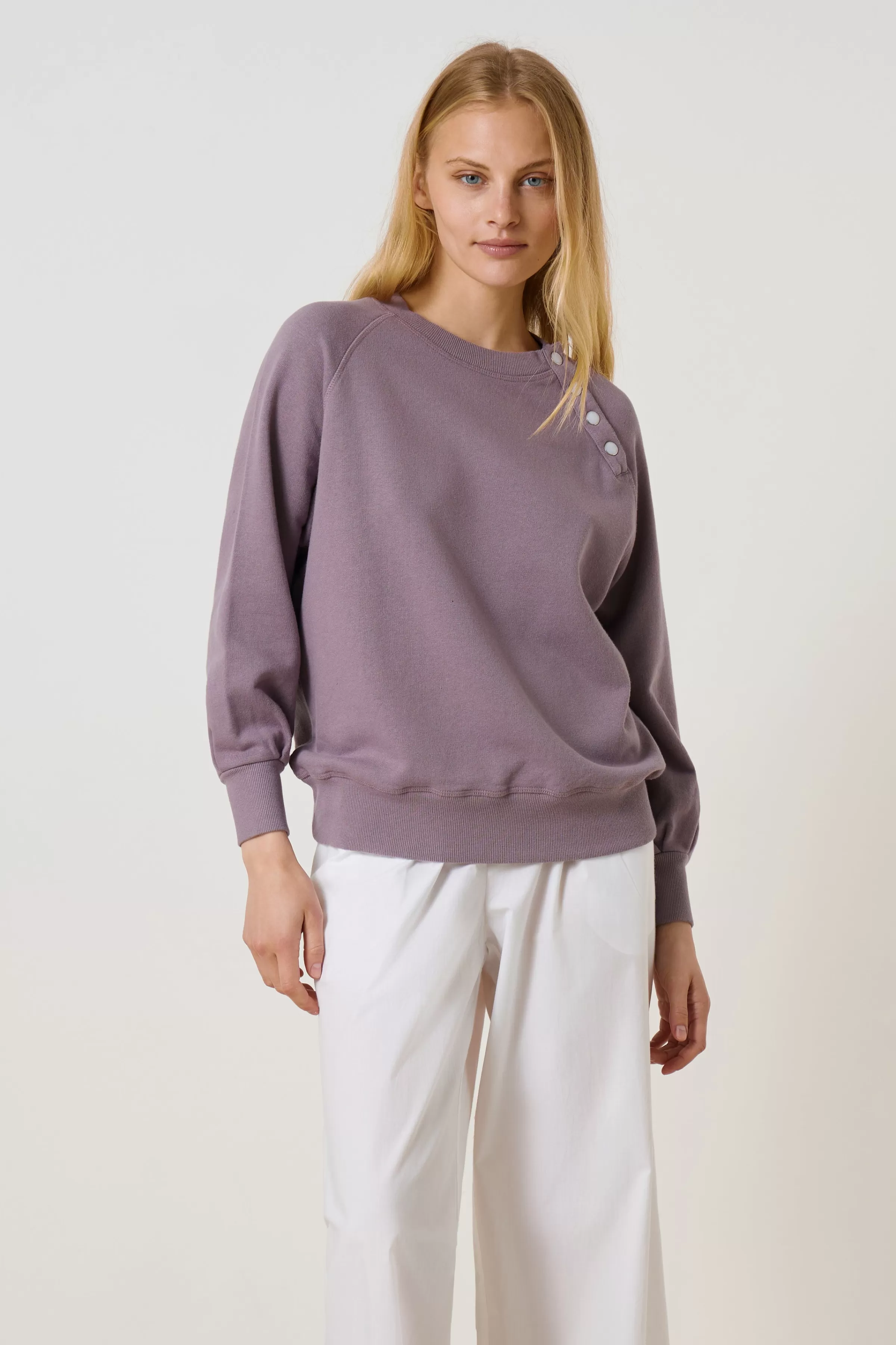 Store Leon&Harper Sweat Sally Plainy Iris