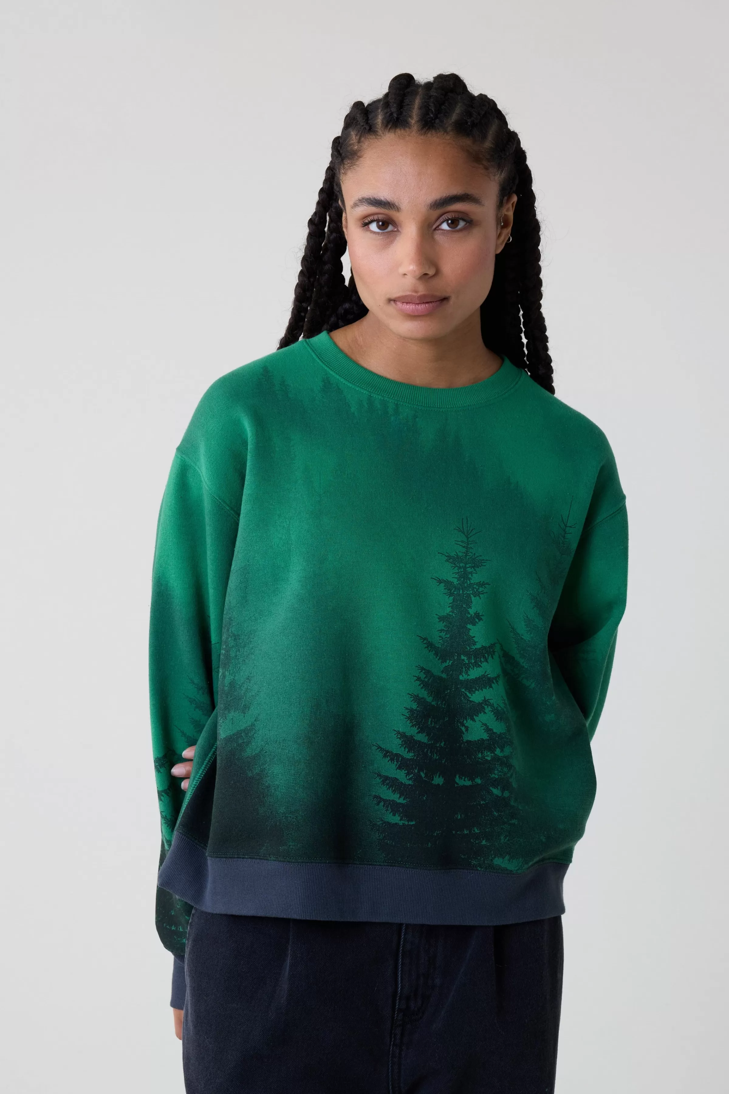 Cheap Leon&Harper Sweat Sortie Forest Green