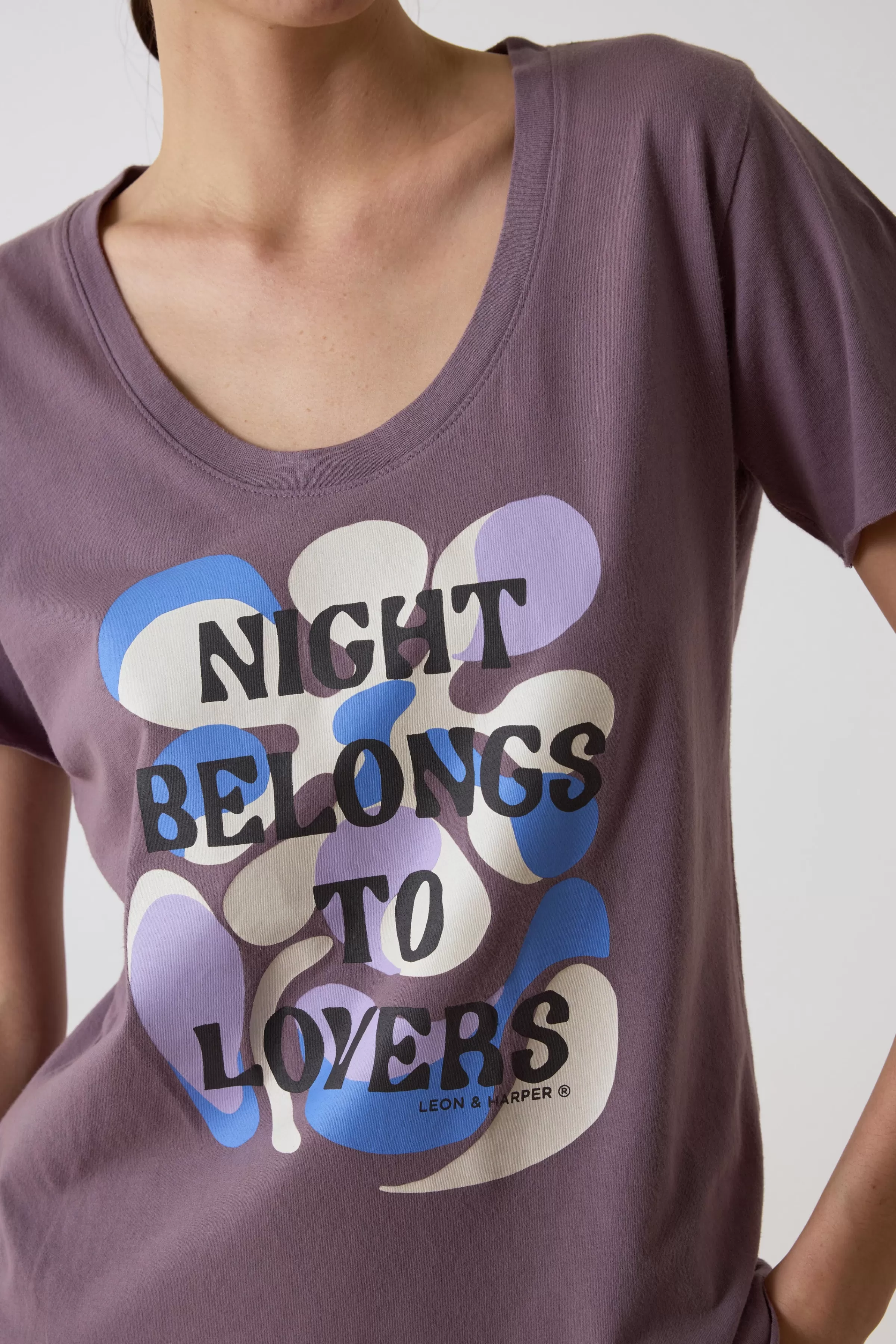 Flash Sale Leon&Harper T-shirt Tizia Night Iris