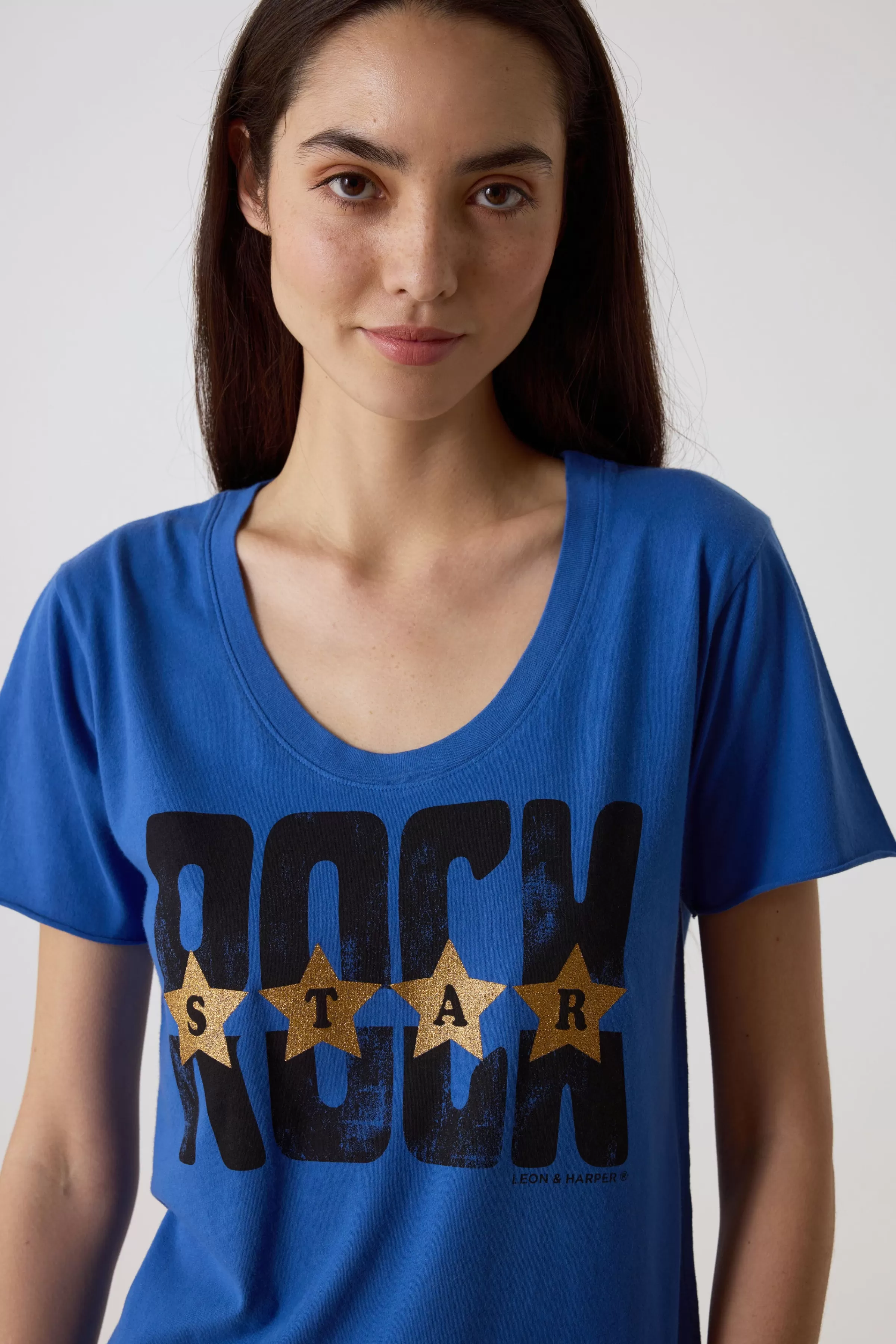 Cheap Leon&Harper T-shirt Tizia Stars Marin