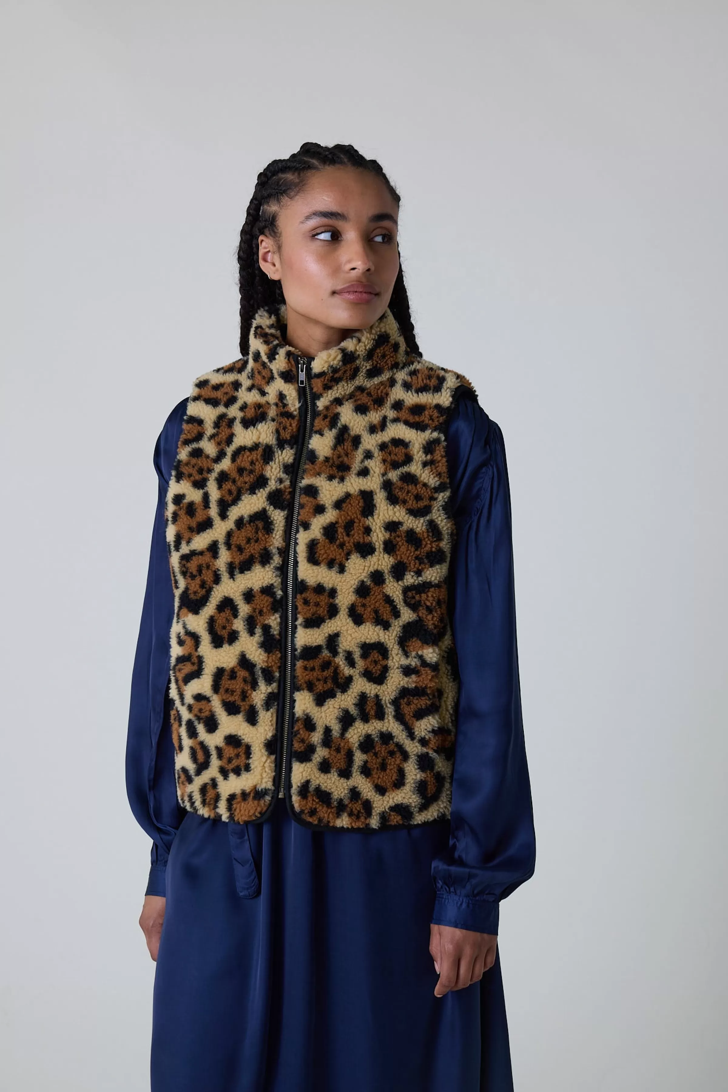 Online Leon&Harper Veste Varech Leopard Beige