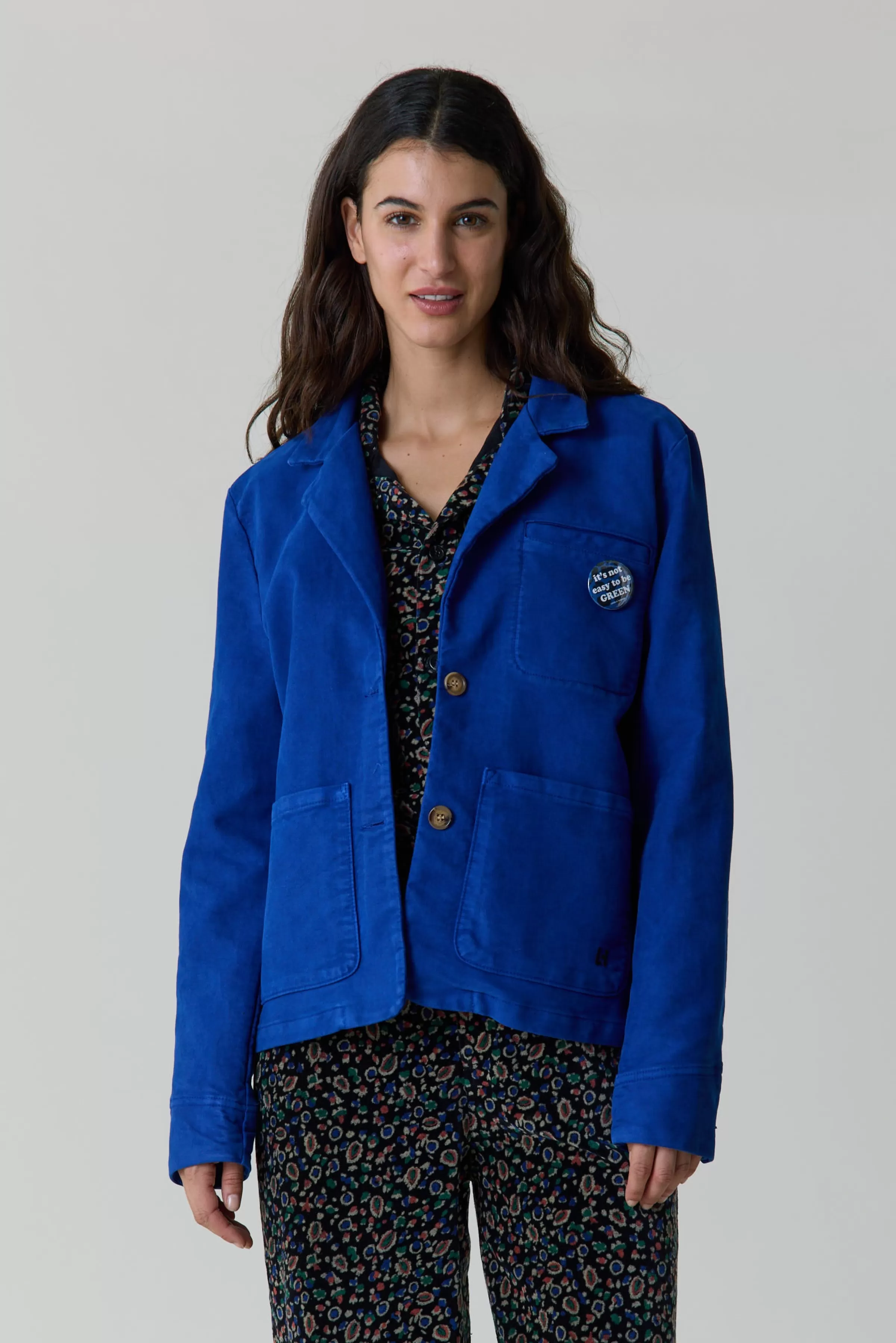 Cheap Leon&Harper Veste Visuel Plain Blue